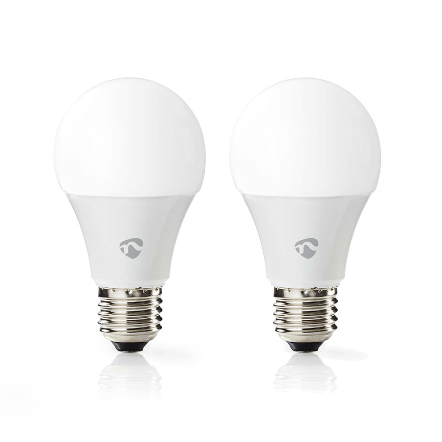 НАБОР 2x Светодиодная RGBW-лампочка с регулированием яркости SmartLife E27/9W/230V Wi-Fi 2700-6500K
