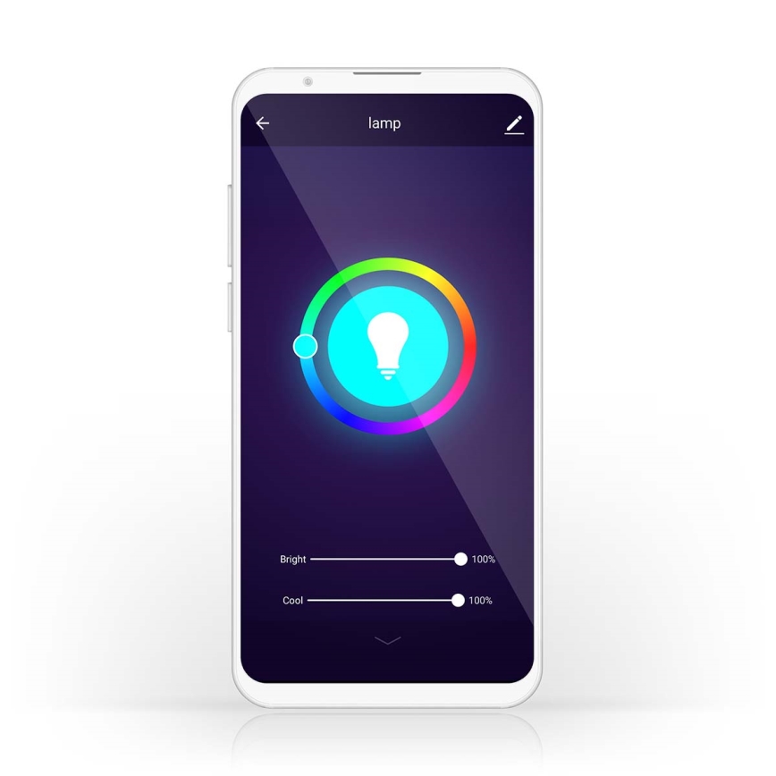 НАБОР 2x Светодиодная RGBW-лампочка с регулированием яркости SmartLife E27/9W/230V Wi-Fi 2700-6500K