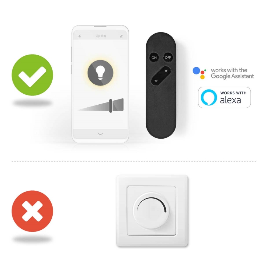 НАБОР 2x Светодиодная RGBW-лампочка с регулированием яркости SmartLife E27/9W/230V Wi-Fi 2700-6500K