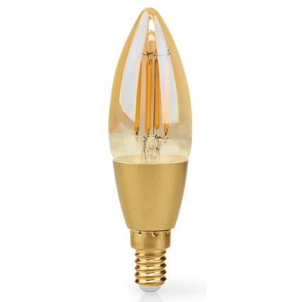 Светодиодная лампочка с регулированием яркости Smartlife E14/4,9W/230V 1800-3000K Wi-Fi Tuya