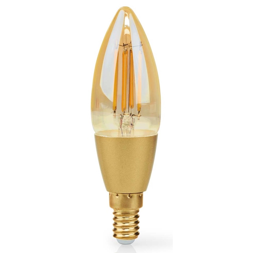 Светодиодная лампочка с регулированием яркости Smartlife E14/4,9W/230V 1800-3000K Wi-Fi Tuya