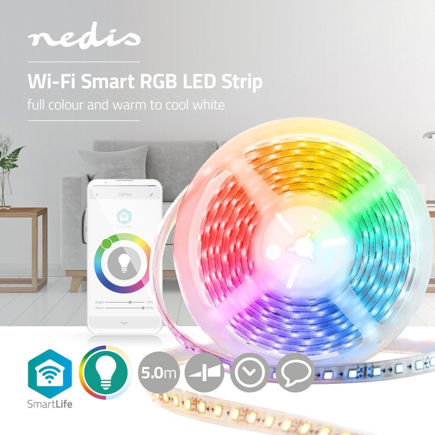 Светодиодная умная RGB-лента с Wi-Fi LED/15W/230V 2700 - 6500K 5 м