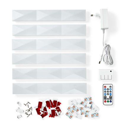 Світлодіодна RGBW розумна димована стрічка SmartLife LED/8W/230V Wi-Fi Tuya + дистанційне керування