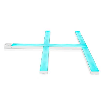 Світлодіодна RGBW розумна димована стрічка SmartLife LED/8W/230V Wi-Fi Tuya + дистанційне керування
