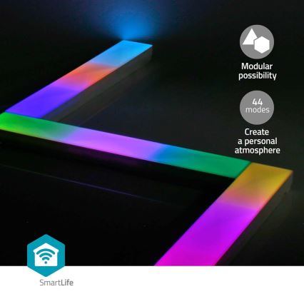 Светодиодная умная RGBW-рейка с регулированием яркости SmartLife LED/8W/230V Wi-Fi Tuya
