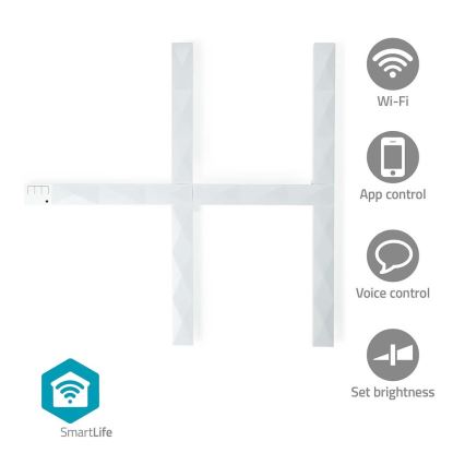 Светодиодная умная RGBW-рейка с регулированием яркости SmartLife LED/8W/230V Wi-Fi Tuya