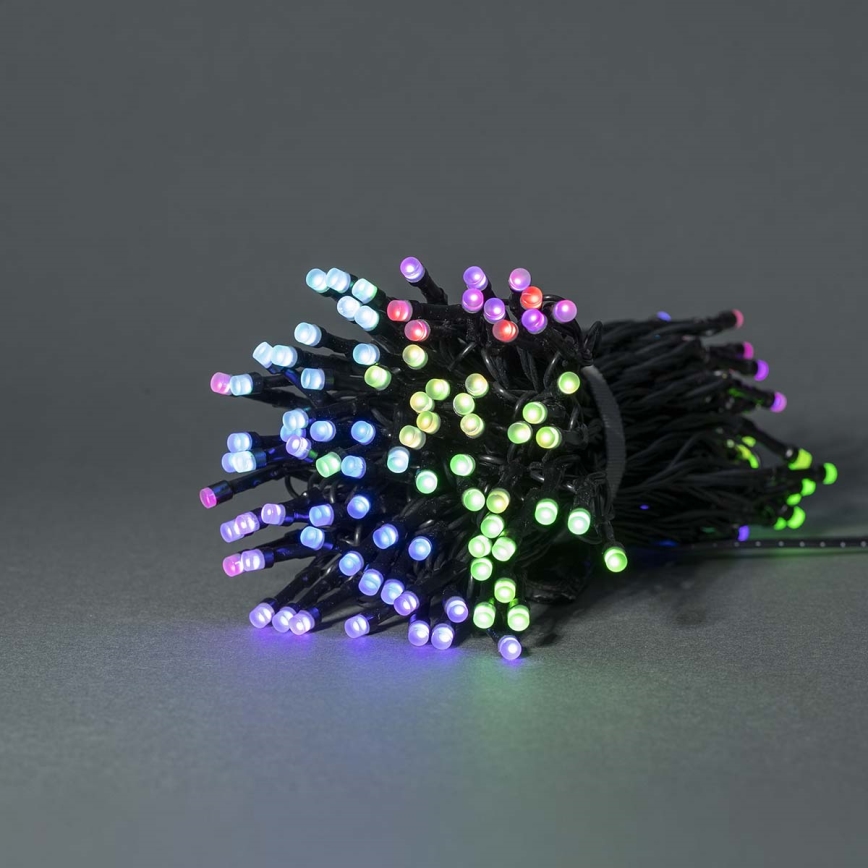 LED RGB Вулична різдвяна гірлянда 84xLED/8 функцій 84xLED/8 функцій 13м IP65 Wi-Fi Tuya