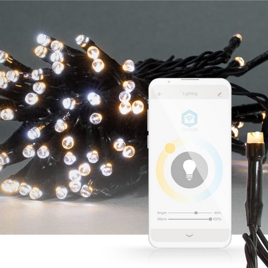 Різдвяна LED гірлянда 50xLED/8 функцій 10м IP65 Wi-Fi Tuya
