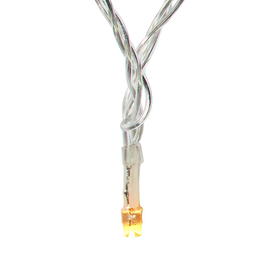 Різдвяна LED гірлянда-штора 200xLED/11 функцій 6м IP65 Wi-Fi Tuya теплий-холодний білий
