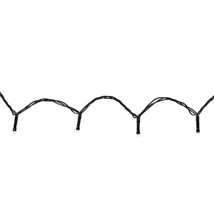 LED зовнішня різдвяна гірлянда-завіса 200 світлодіодів/8 режимів 5x4m IP65 Wi-Fi Tuya від теплого до холодного білого