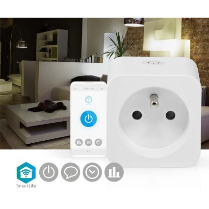 Умная розетка 3680W/230V/Тип E/16A Wi-Fi