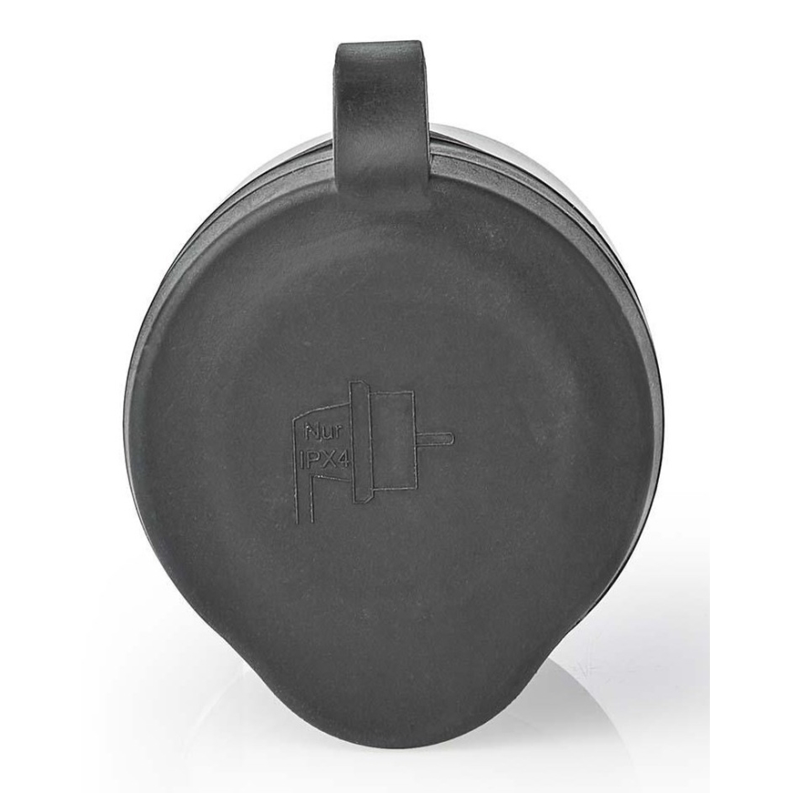 Умная розетка 3680W/230V/Schuko Type F/16A Wi-Fi IP44 черная