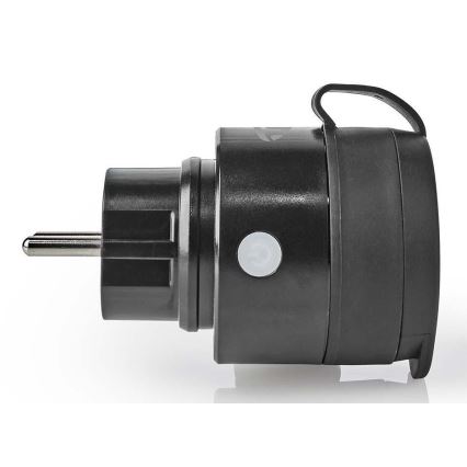 Умная розетка 3680W/230V/Schuko Type F/16A Wi-Fi IP44 черная