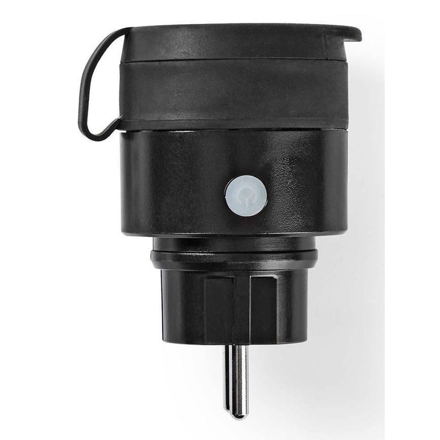 Умная розетка 3680W/230V/Schuko Type F/16A Wi-Fi IP44 черная