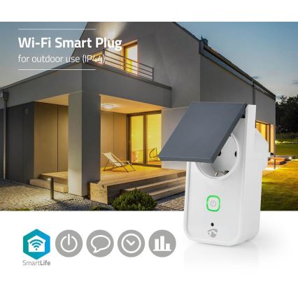 Розумна вулична розетка 3680W/230V/Тип F SCHUKO/16A Wi-Fi IP44