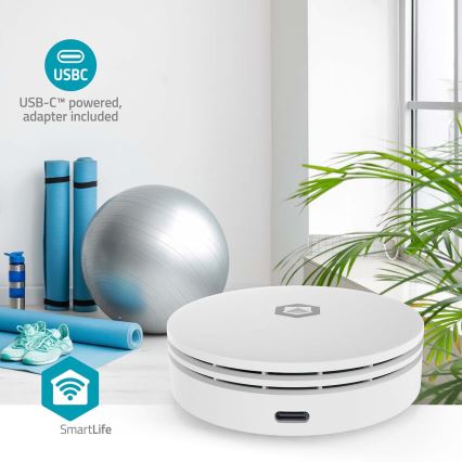 Умный монитор качества воздуха SmartLife Wi-Fi Tuya