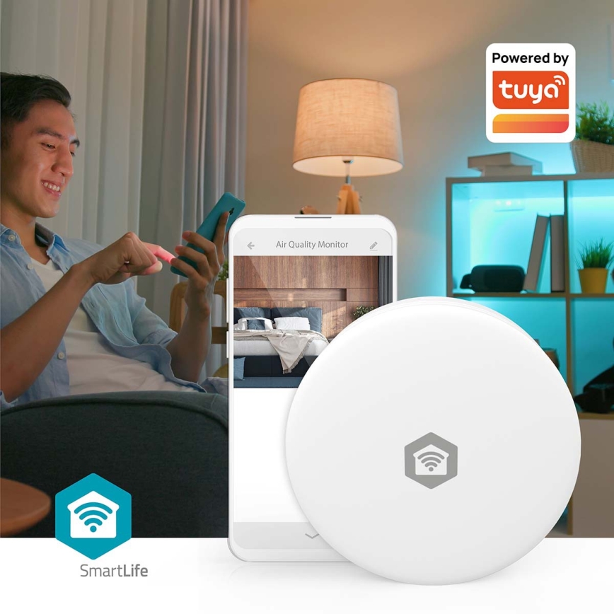 Умный монитор качества воздуха SmartLife Wi-Fi Tuya