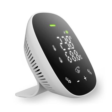 Умный датчик качества воздуха со светодиодным дисплеем SmartLife Wi-Fi