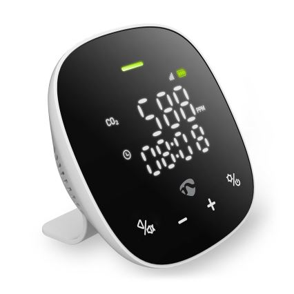 Умный датчик качества воздуха со светодиодным дисплеем SmartLife Wi-Fi