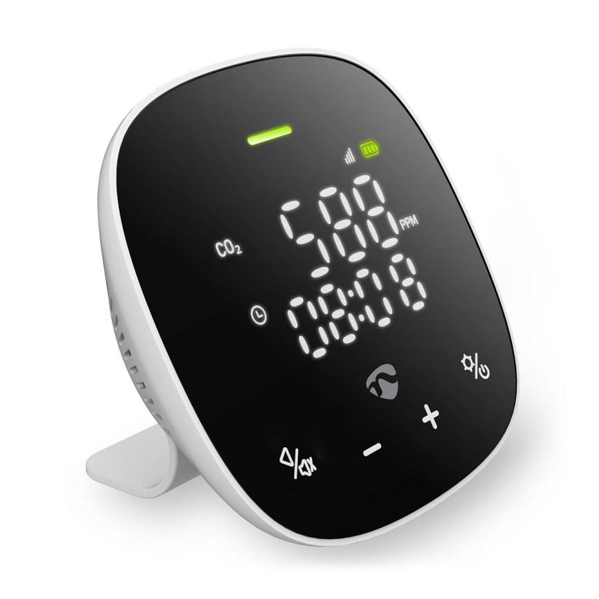 Умный датчик качества воздуха со светодиодным дисплеем SmartLife Wi-Fi