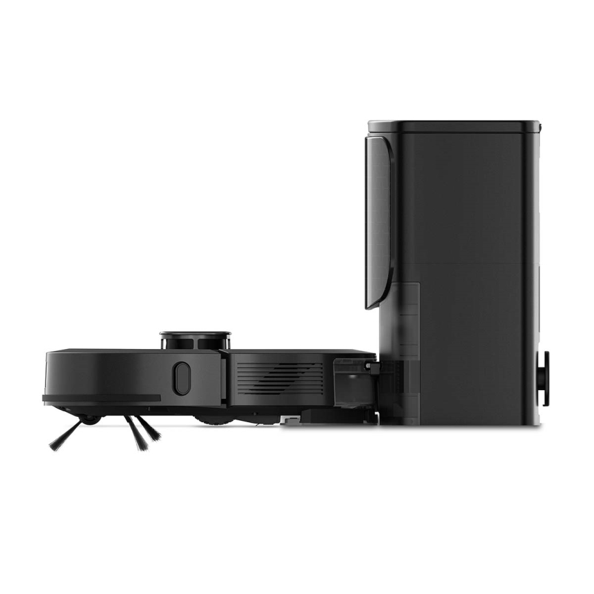 Розумний робот-пилосос із мопом SmartLife 5200 мАг Wi-Fi Tuya чорний + пульт дистанційного керування