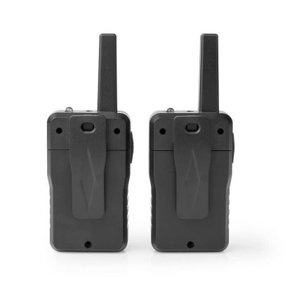 НАБІР 2x Акумуляторна рація зі світлодіодним освітленням 1300 mAh діапазон 10 км