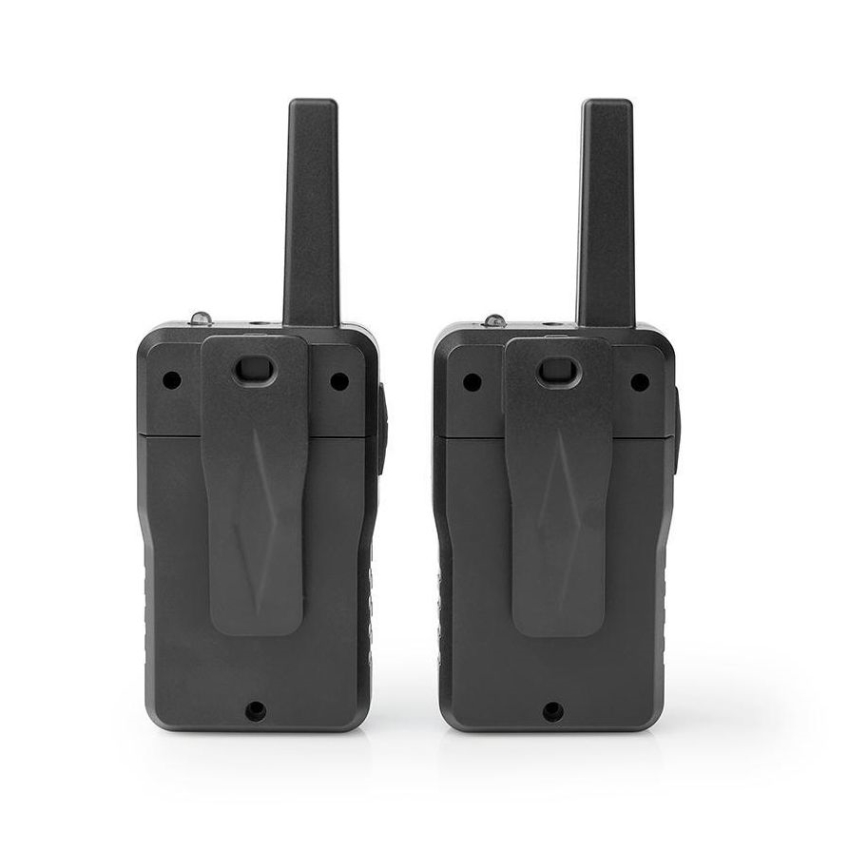 НАБІР 2x Акумуляторна рація зі світлодіодним освітленням 1300 mAh діапазон 10 км