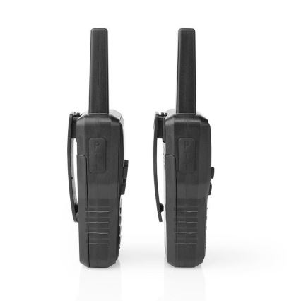НАБІР 2x Акумуляторна рація зі світлодіодним освітленням 1300 mAh діапазон 10 км