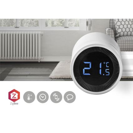 LED Розумне управління радіаторів ZigBee 2xAA