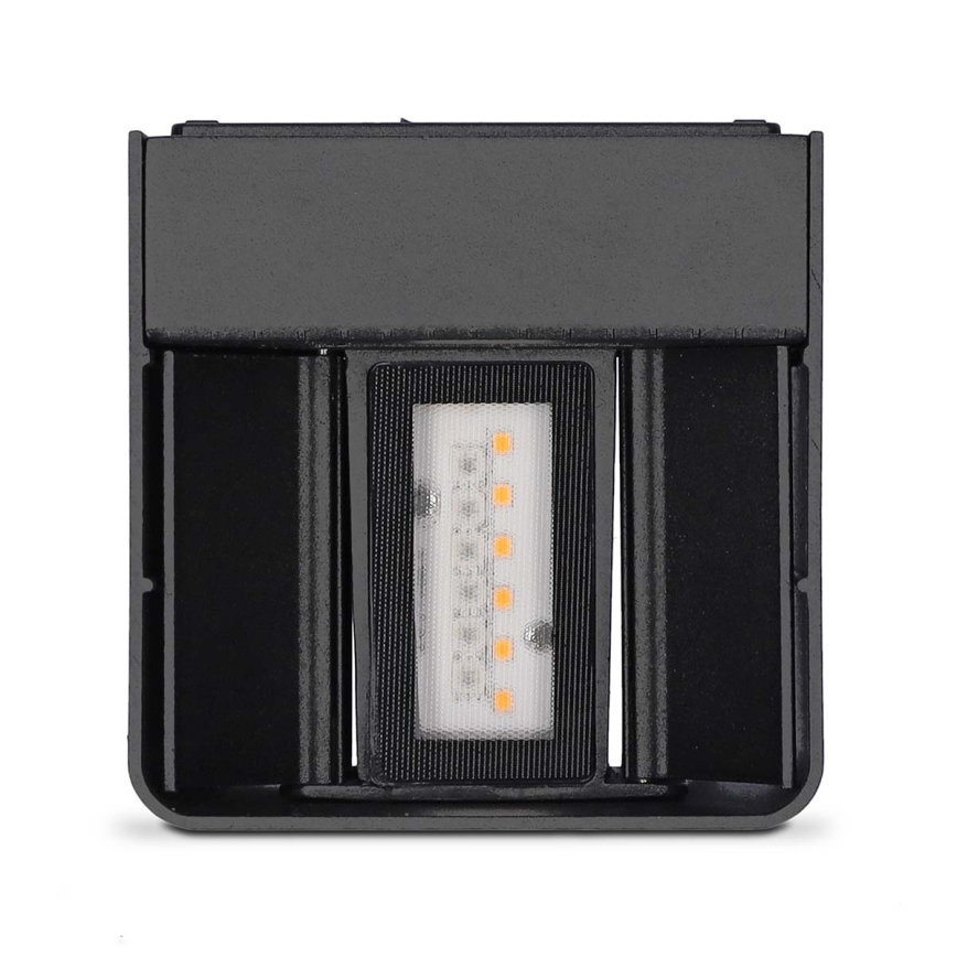 LED RGBW регульований зовнішній настінний світильник SmartLife LED/12W/230V IP65 Wi-Fi Tuya чорний