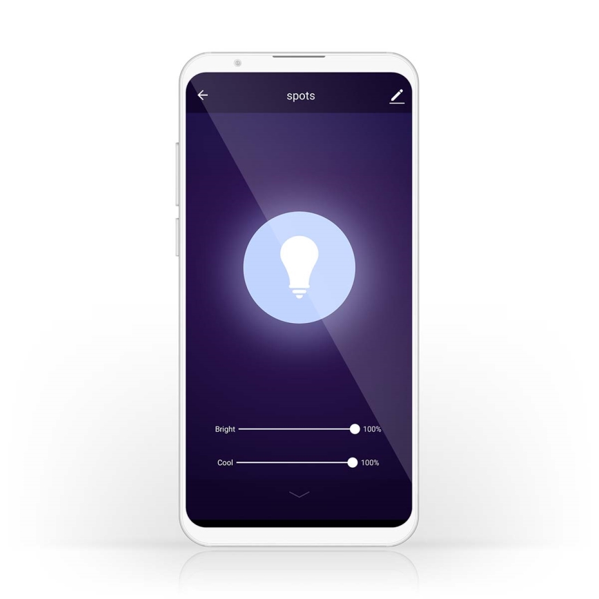 LED Лампочка з регулюванням яскравості SmartLife E27/9W/230V Wi-Fi 2700-6500K