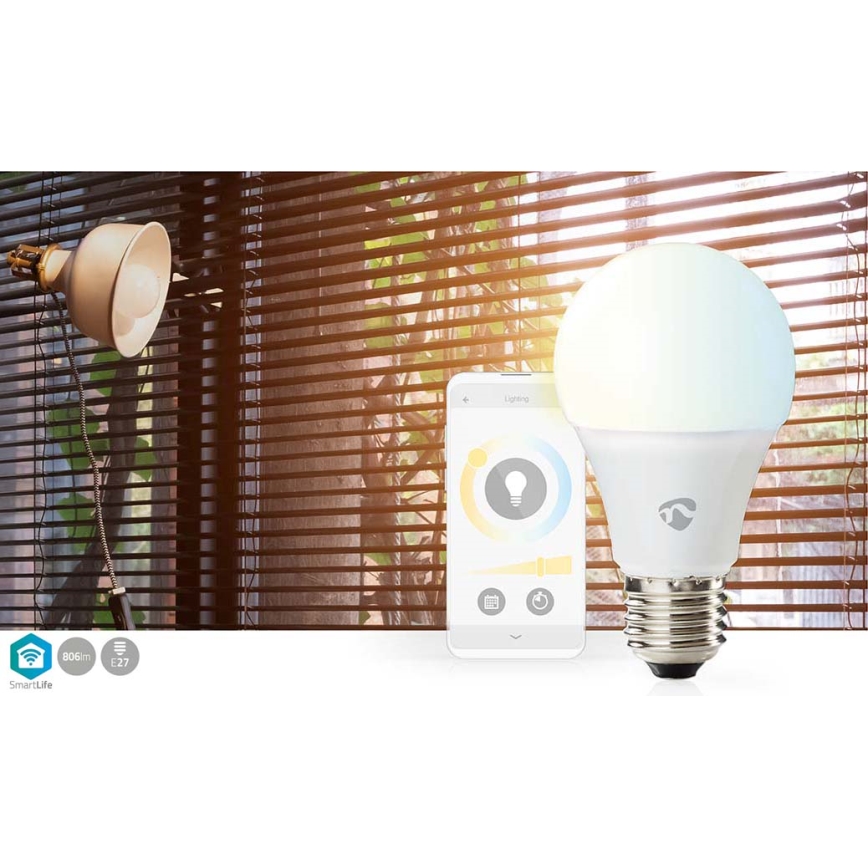 Светодиодная диммируемая лампа SmartLife E27/9W/230V Wi-Fi 2700-6500K
