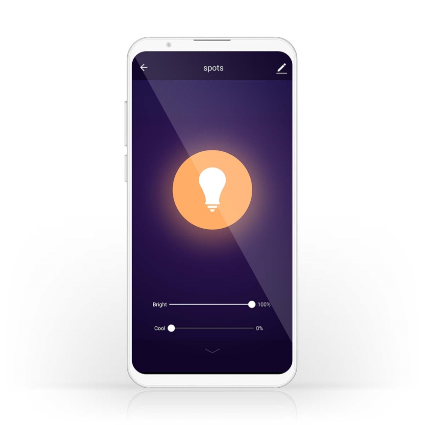 Светодиодная диммируемая лампа SmartLife E27/9W/230V Wi-Fi 2700-6500K