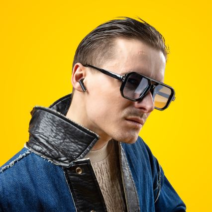 Niceboy Beans 4 - Безпровідні навушники 300 мАг + 2x 35 мАг IPX4 чорний