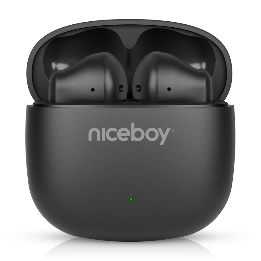 Niceboy Beans 4 POP - Беспроводные наушники 200 mAh + 2x 30 mAh IPX4 черный