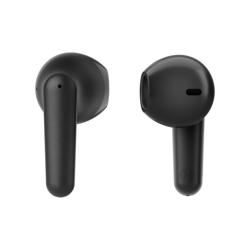 Niceboy Beans 4 POP - Бездротові навушники 200 mAh + 2x 30 mAh IPX4 чорний