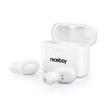 Niceboy HIVE Podsie 4 - Беспроводной наушники IP54 белый