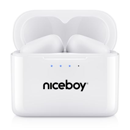 Niceboy HIVE Podsie 4 - Беспроводной наушники IP54 белый