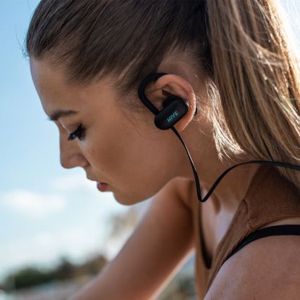 Niceboy HIVE sport 2 - Спортивные наушники с микрофоном IPX5 черный