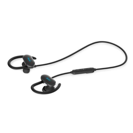 Niceboy HIVE sport 2 - спортивные наушники с микрофоном, защита IPX5, чёрные