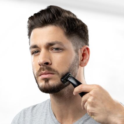 Niceboy ION AirBlade - Тример для бороди 5W/5V 800 mAh IPX6 чорний