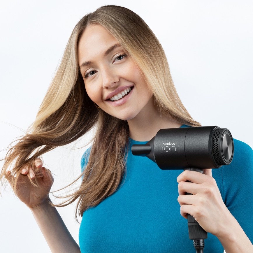 Niceboy ION AirSonic STAR - Фен 2100W/230V черный