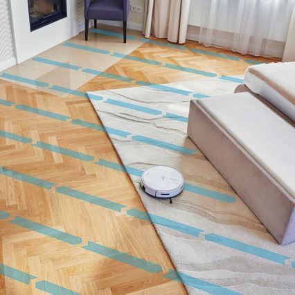 Niceboy ION Charles i4 - Розумний робот-пилосос 2 в 1 4400 мАг Wi-Fi білий + дистанційне керування