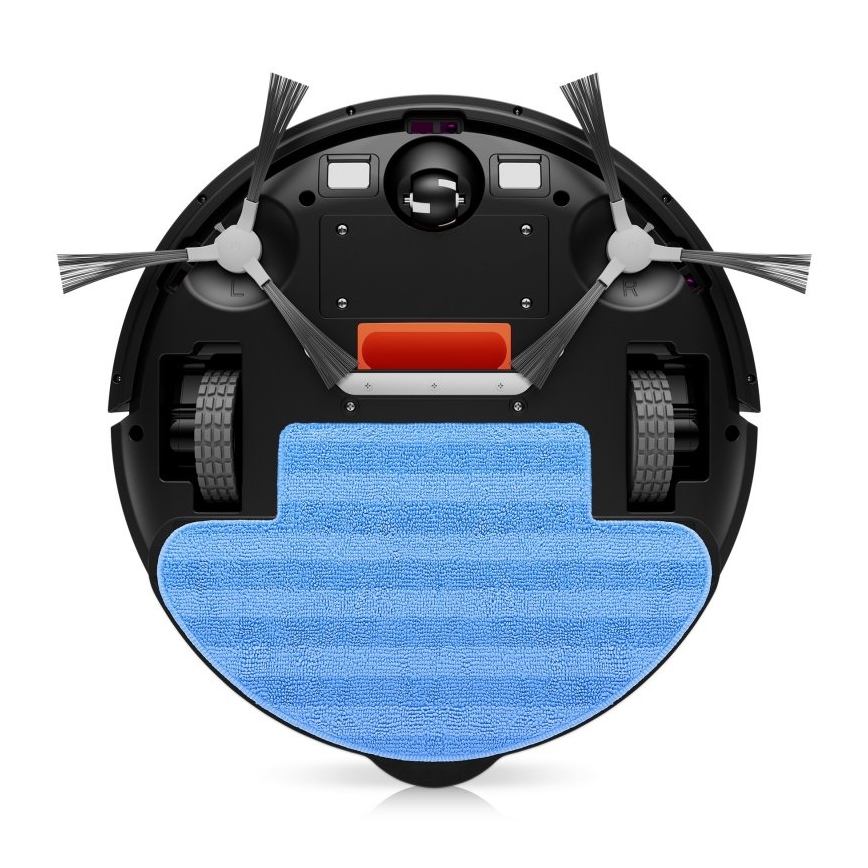 Niceboy ION Charles i4 - Розумний робот-пилосос 2 в 1 4400 мАг Wi-Fi чорний + дистанційне керування