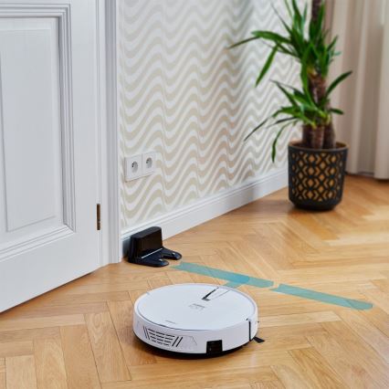 Niceboy ION Charles i4 - Розумний робот-пилосос 2в1 4400 mAh Wi-Fi білий + пульт дистанційного керування