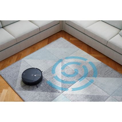 Niceboy ION Charles i4 - Розумний робот-пилосос 2в1 4400 mAh Wi-Fi чорний + пульт дистанційного керування