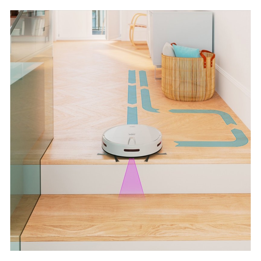 Niceboy ION Charles i4 - Умный робот-пылесос 2в1 4400 mAh Wi-Fi белый + дистанционное управление