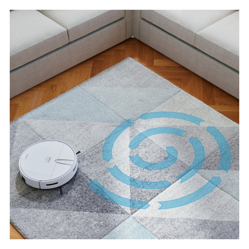 Niceboy ION Charles i4 - Умный робот-пылесос 2в1 4400 mAh Wi-Fi белый + дистанционное управление