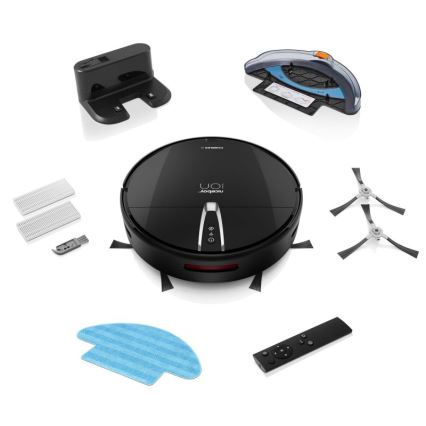 Niceboy ION Charles i4 - Умный робот-пылесос 2в1 4400 mAh Wi-Fi черный + дистанционное управление