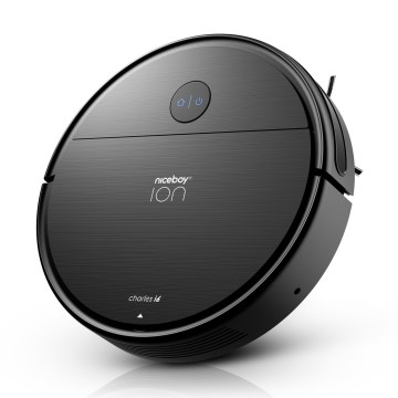 Niceboy ION Charles i6 - Розумний робот-пилосос 2в1 2600 мАг Wi-Fi чорний